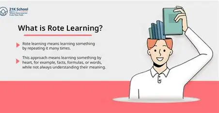 Thailand England Untold Truths article image: A comical way of illustrating rote learning compared with constructive critical learning.