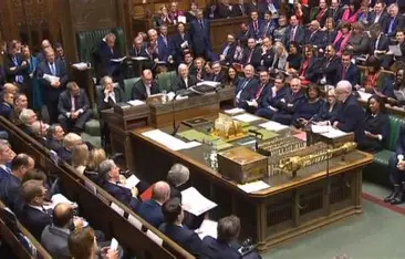 Thailand England Untold Truths article image: UK House of Commons debate, with MPs seated on opposing benches and the Speaker presiding over parliamentary discussion.