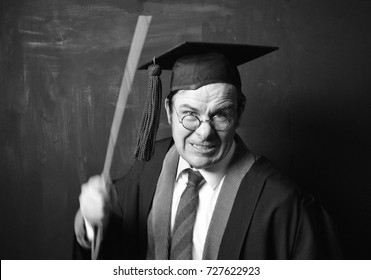 A Headmaster with a Cane