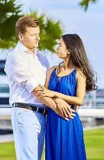 A foreigner with his Thai wife